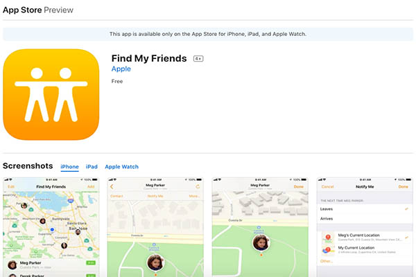 find my friends app